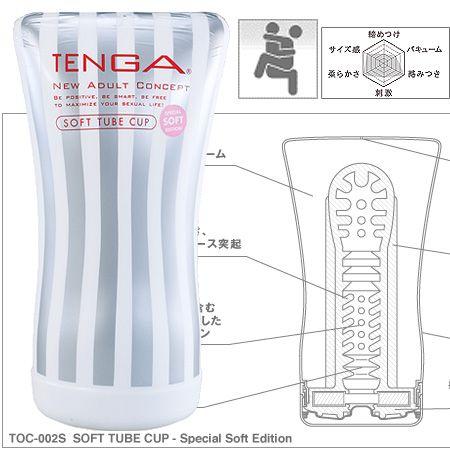 日本TENGA‧自慰杯~超柔軟版挺柔情杯